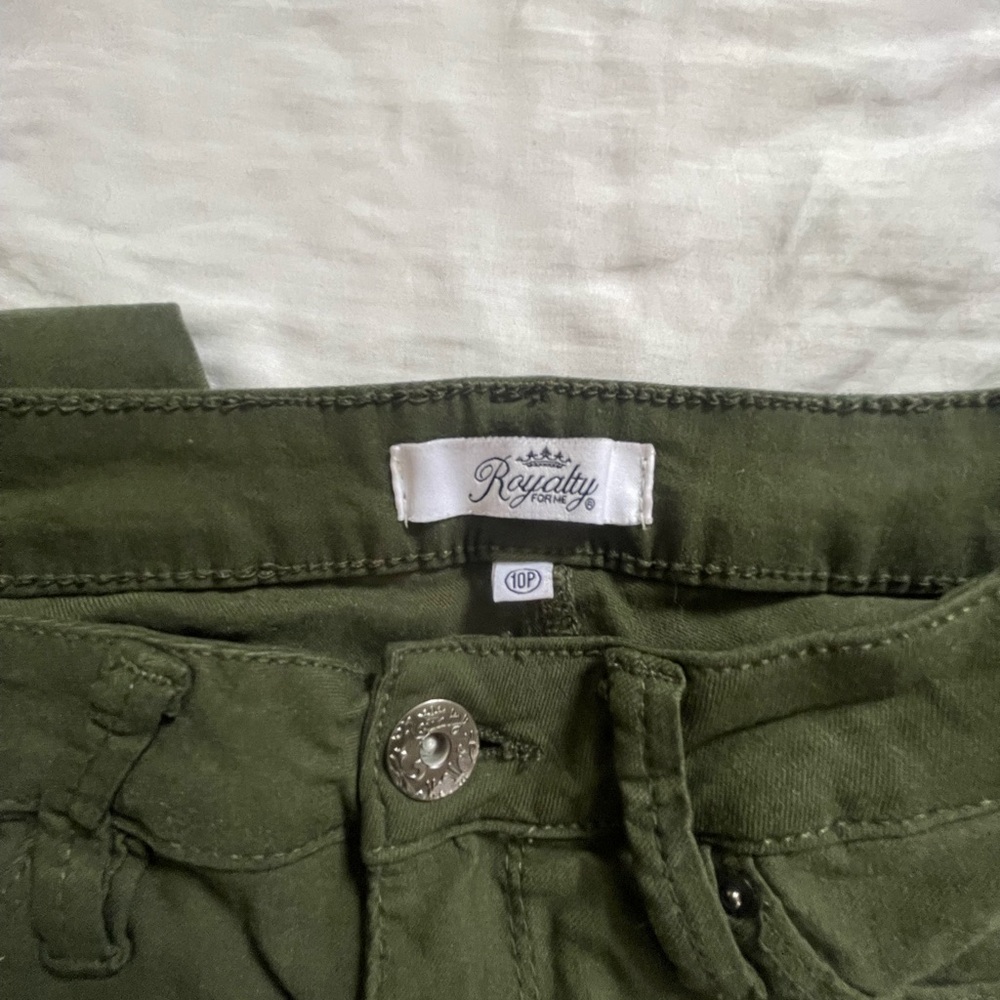 Size 10 green high waters